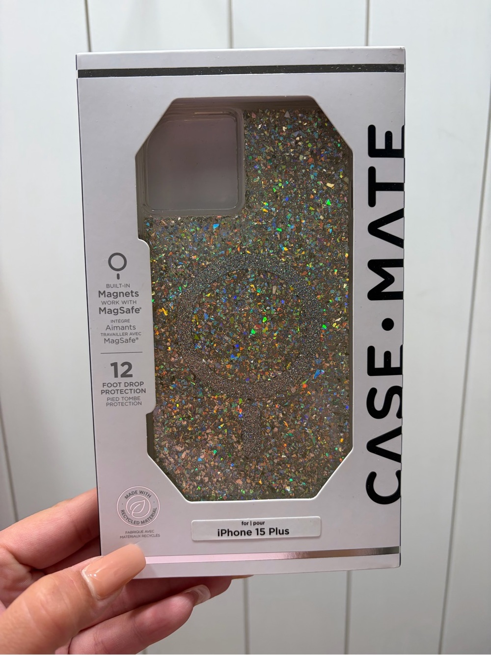 case-mate Glitter MagSafe Case for iPhone 15 Plus — Multicolor Sparkle